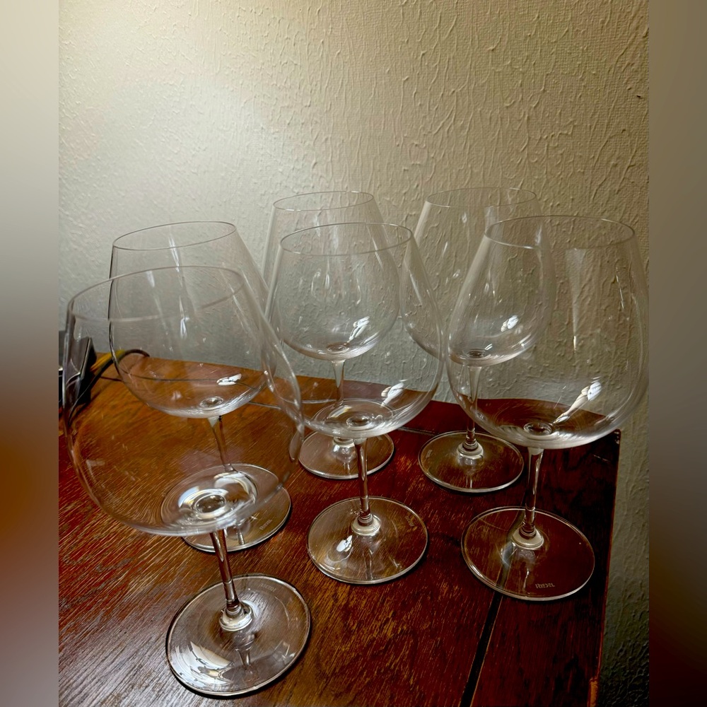 Set of 6 Reidel Red Wine Glasses